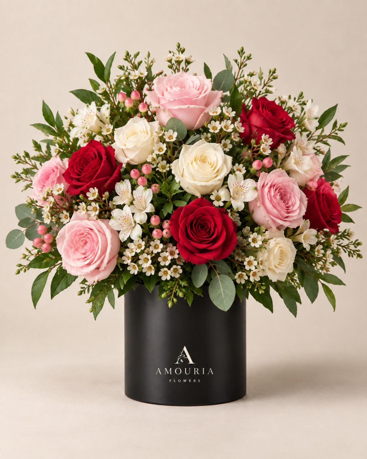 Amouria Tender – Kunstblumen-Komposition